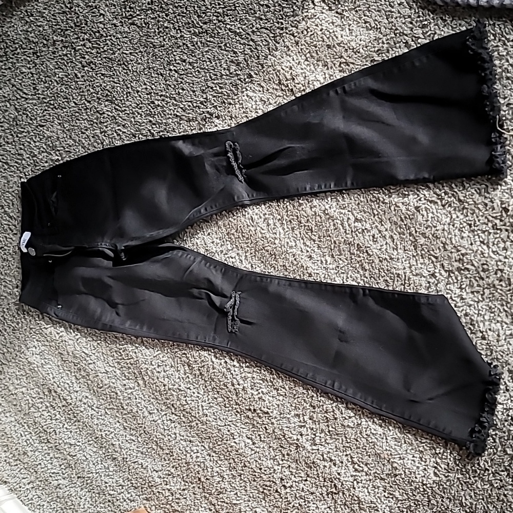 NWOT YMI Black Flare Jeans